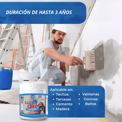 LLUVIA CERO™ | x4 Selladores Transparentes Impermeabilizantes