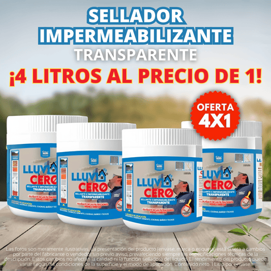LLUVIA CERO™ | OFERTA ¡4 LITROS AL PRECIO DE 1!